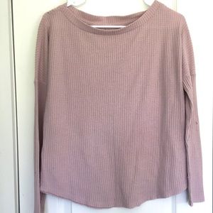 Soft pink long sleeve